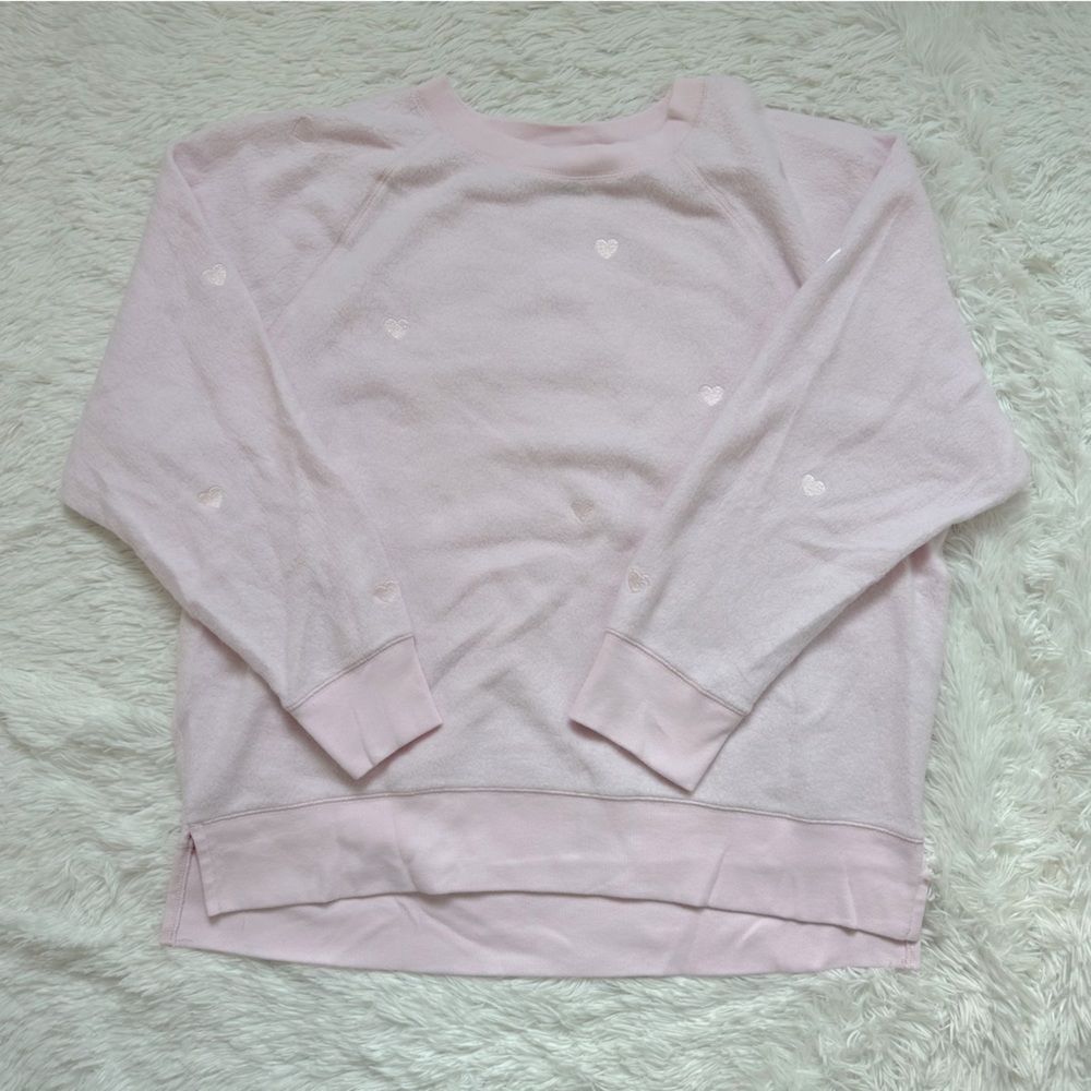 NWOT Vintage Vs Pink Heart Sweatshirt